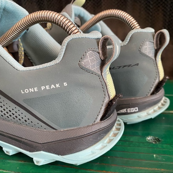 Altra Lone Peak 5 Womens 8.5 Green Trail Runners Shoes Hiking Running 508703 - Picture 11 of 12